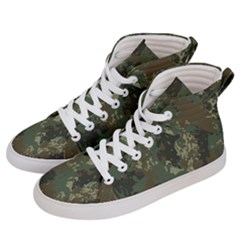 Camouflage-splatters-background Men s Hi-top Skate Sneakers by Salman4z