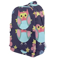 Owl-stars-pattern-background Classic Backpack by Salman4z