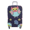 Owl-stars-pattern-background Luggage Cover (Small) View1