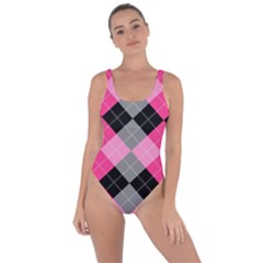 Seamless-argyle-pattern Bring Sexy Back Swimsuit