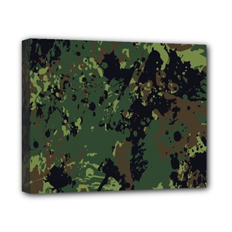 Military Background Grunge Canvas 10  x 8  (Stretched)