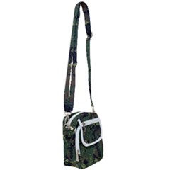 Military Background Grunge Shoulder Strap Belt Bag