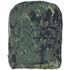 Military Background Grunge Full Print Backpack