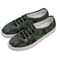 Military Background Grunge Women s Classic Low Top Sneakers