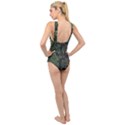 Military Background Grunge Cross Front Low Back Swimsuit View2