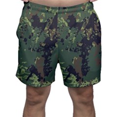 Military Background Grunge Men s Shorts