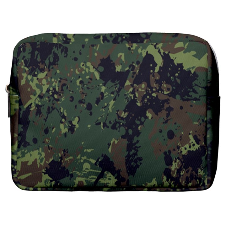 Military Background Grunge Make Up Pouch (Large)