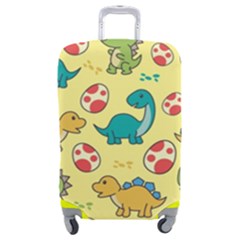 Seamless Pattern With Cute Dinosaurs Character Luggage Cover (medium) by pakminggu