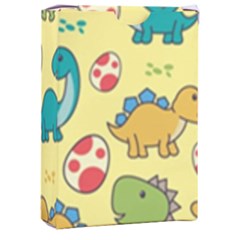 Seamless Pattern With Cute Dinosaurs Character Playing Cards Single Design (rectangle) With Custom Box