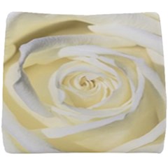 White Roses Flowers Plant Romance Blossom Bloom Nature Flora Petals Seat Cushion by pakminggu
