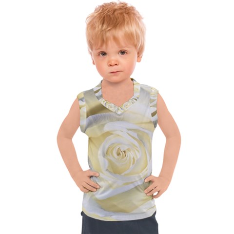 White Roses Flowers Plant Romance Blossom Bloom Nature Flora Petals Kids  Sport Tank Top by pakminggu