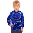 Blue Roses Flowers Plant Romance Blossom Bloom Nature Flora Petals Kids  Hooded Pullover View1