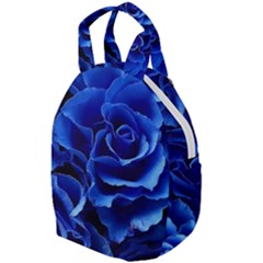 Blue Roses Flowers Plant Romance Blossom Bloom Nature Flora Petals Travel Backpack