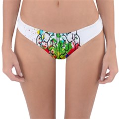 Brain Mind Psychology Idea Hearts Reversible Hipster Bikini Bottoms by pakminggu