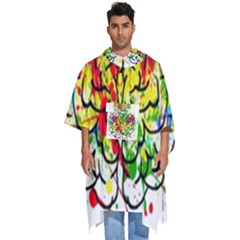 Brain Mind Psychology Idea Hearts Men s Hooded Rain Ponchos by pakminggu