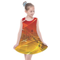 Music Notes Melody Note Sound Kids  Summer Dress