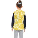 Party Confetti Yellow Squares Kids  Hooded Puffer Vest View2