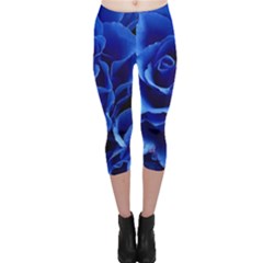 Roses Flowers Plant Romance Capri Leggings  by pakminggu