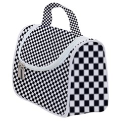 Background Black Board Checker Checkerboard Satchel Handbag by pakminggu
