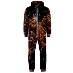 Sea Anemone Coral Underwater Ocean Sea Water Hooded Jumpsuit (men) by pakminggu