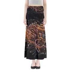 Sea Anemone Coral Underwater Ocean Sea Water Full Length Maxi Skirt by pakminggu
