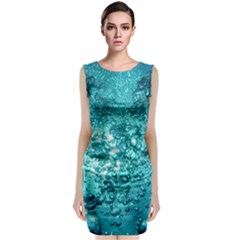 Nature Wallpaper Bubbles Water Bubbly Sleeveless Velvet Midi Dress by pakminggu