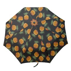 Pineapple Background Pineapple Pattern Folding Umbrellas by pakminggu
