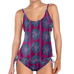 Art Floral Pattern Flower Seamless Decorative Tankini Set by pakminggu