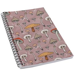 Mushrooms Autumn Fall Pattern Seamless Decorative 5 5  X 8 5  Notebook by pakminggu