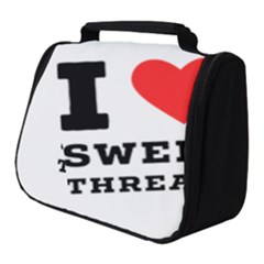 I Love Sweet Threats  Full Print Travel Pouch (small) by ilovewhateva