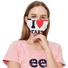 I Love Tart Fitted Cloth Face Mask (adult) by ilovewhateva