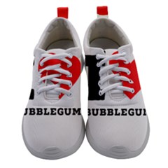 I Love Bubblegum Women Athletic Shoes by ilovewhateva