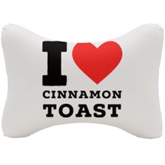 I Love Cinnamon Toast Seat Head Rest Cushion by ilovewhateva