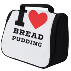 I Love Bread Pudding  Full Print Travel Pouch (big) by ilovewhateva