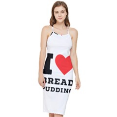 I Love Bread Pudding  Bodycon Cross Back Summer Dress by ilovewhateva