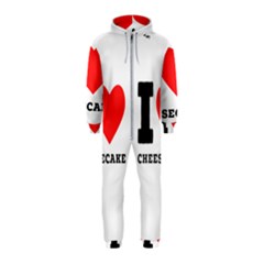 I love cheesecake Hooded Jumpsuit (Kids)