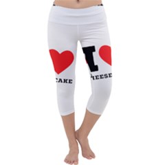 I love cheesecake Capri Yoga Leggings