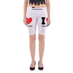 I love cheesecake Yoga Cropped Leggings