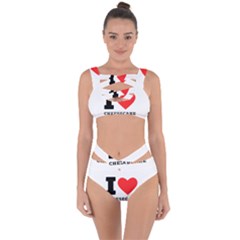 I love cheesecake Bandaged Up Bikini Set 