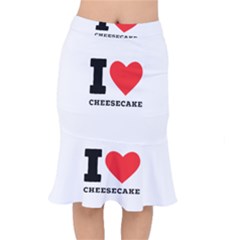 I love cheesecake Short Mermaid Skirt