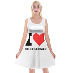 I love cheesecake Reversible Velvet Sleeveless Dress
