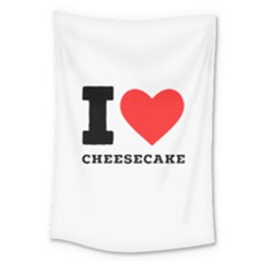 I love cheesecake Large Tapestry