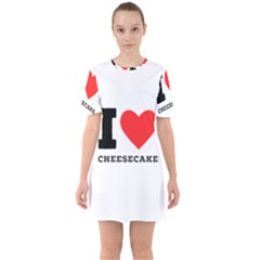 I love cheesecake Sixties Short Sleeve Mini Dress