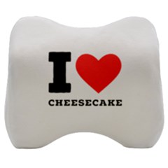 I love cheesecake Velour Head Support Cushion
