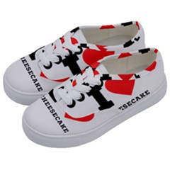 I love cheesecake Kids  Classic Low Top Sneakers