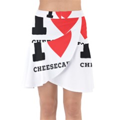 I love cheesecake Wrap Front Skirt