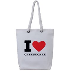 I love cheesecake Full Print Rope Handle Tote (Small)