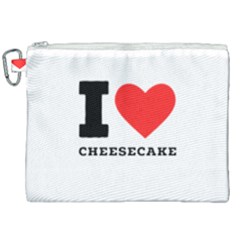 I love cheesecake Canvas Cosmetic Bag (XXL)