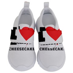 I love cheesecake Kids  Velcro No Lace Shoes