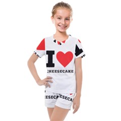 I love cheesecake Kids  Mesh Tee and Shorts Set